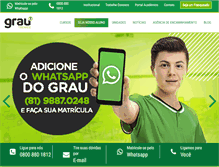Tablet Screenshot of grautecnico.com.br